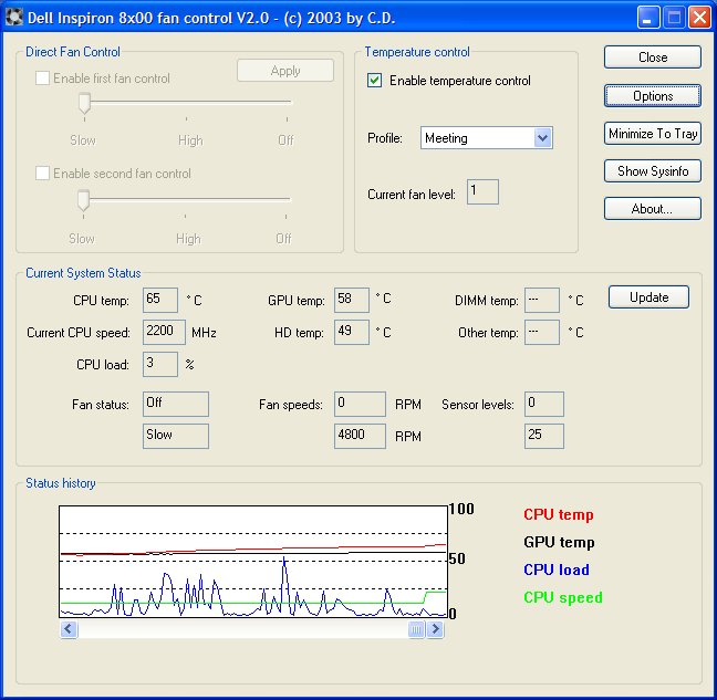 fan speed control software for dell laptop