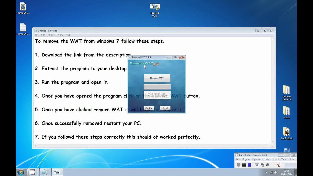 Download Removewat Windows 7 Ultimate